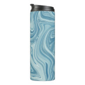 Marmorblau Thermosbecher (Nach rechts gedreht)