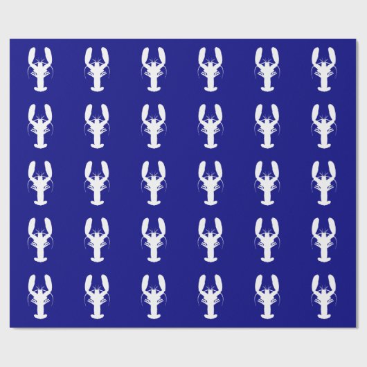 Marmorblau-weiße Küstendekor Geschenkpapier (Flach)