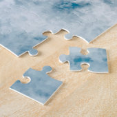 Marmorblauer Hintergrund Puzzle (Seite)