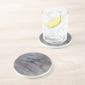 Marmorblick-Grau Sandstein Untersetzer (Seite)