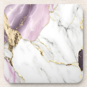 Marmorboden mit luxuriösem Ambiente Getränkeuntersetzer