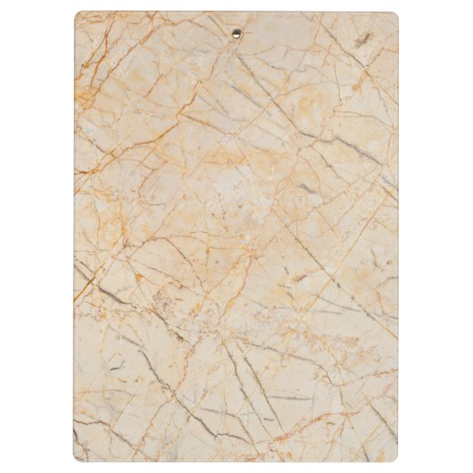 Marmorboden Modernes Elegant Klemmbrett (Rückseite)