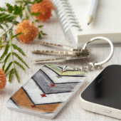 Marmorboden Schlüsselanhänger (Vorderseite rechts)