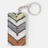 Marmorboden Schlüsselanhänger (Rückseite)