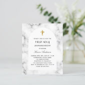 Marmorbogen erste Einladung zur heiligen Kommunion (Stehend Vorderseite)