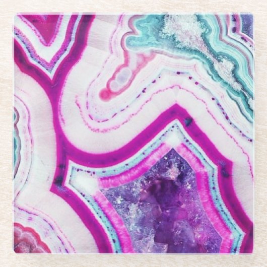 MarmorBrights Glas-Untersetzer Glasuntersetzer (Vorderseite)