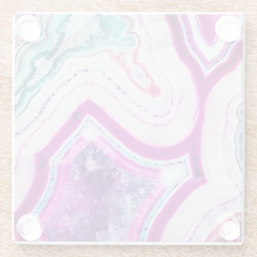 MarmorBrights Glas-Untersetzer Glasuntersetzer (Rückseite)