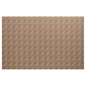Marmorbuch Endpaper Yellow Orange Blue Violet Stoff (Yard (91,4 cm))