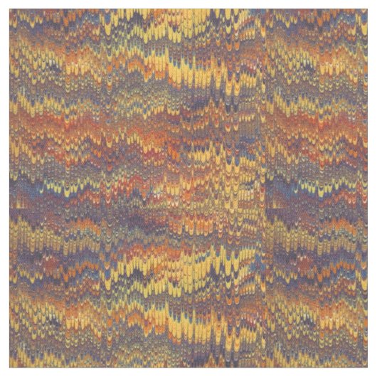Marmorbuch Endpaper Yellow Orange Blue Violet Stoff (Nahaufnahme)