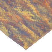 Marmorbuch Endpaper Yellow Orange Blue Violet Tischdecke (Schrägansicht)