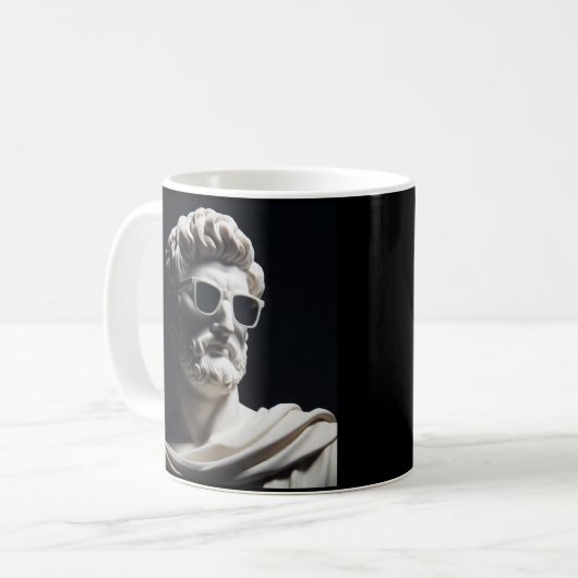 Marmorbüste Kaffeetasse (Vorderseite Links)