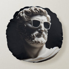 Marmorbüste Rundes Kissen