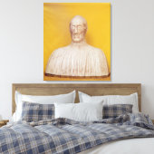 Marmorbüste von Giovanni Chellini Leinwanddruck (Insitu (Schlafzimmer))