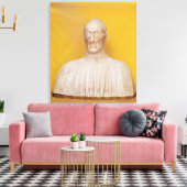 Marmorbüste von Giovanni Chellini Leinwanddruck (Insitu (Wohnzimmer))