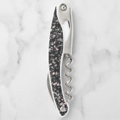 Marmorchips Gestein formen Teile abstrakt struktur Kellnermesser (Rückseite)