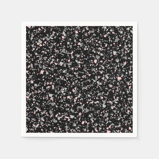 Marmorchips Gestein formen Teile abstrakt struktur Serviette (Vorderseite)