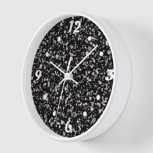 Marmorchips Gestein formen Teile abstrakt struktur Uhr (Winkel)