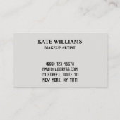 Marmorchips Gestein formen Teile abstrakt struktur Visitenkarte (Rückseite)