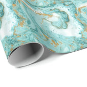 Marmordekor, künstlerische abstrakte Farbe Geschenkpapier (Rolleneckpunkt)