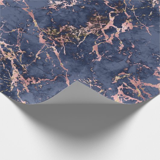 Marmordekorative Wirkung auf Geschenkpapier (Ecke)