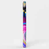 Marmordesign aus rosa Glitzer Case-Mate iPhone Hülle (Hinten/Rechts)