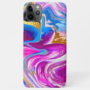 Marmordesign aus rosa Glitzer Case-Mate iPhone Hülle