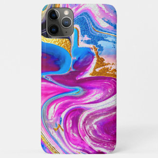 Marmordesign aus rosa Glitzer Case-Mate iPhone Hülle