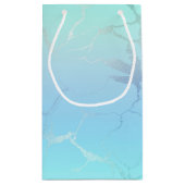 Marmordesign-Geschenktasche Kleine Geschenktüte (Rückseite)