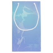 Marmordesign-Geschenktasche Kleine Geschenktüte (Rückseite)