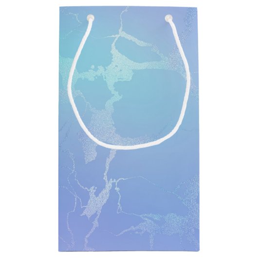 Marmordesign-Geschenktasche Kleine Geschenktüte (Rückseite)