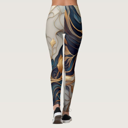 Marmordesign Leggings (Rückseite)