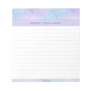 Marmordesign Personalisiert Notepad 5.5" x 6" Notizblock