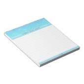 Marmordesign Personalisiert Notepad 5.5" x 6" Notizblock (angewinkelt)