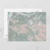 Marmordesign Postkarte (Vorne/Hinten)