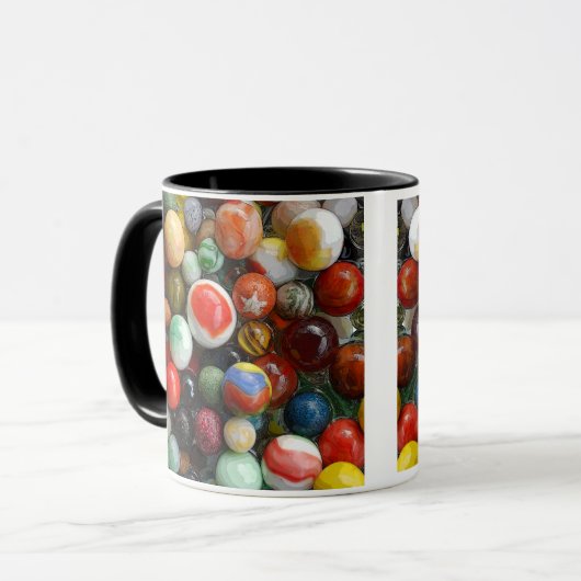 Marmore auf einer Tasse (Vorderseite Links)