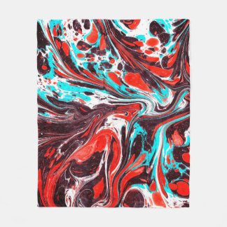 Marmorebru farbige Acrylporenplatte Rücken Fleecedecke