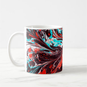 Marmorebru farbige Acrylporenplatte Rücken Kaffeetasse