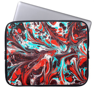 Marmorebru farbige Acrylporenplatte Rücken Laptopschutzhülle