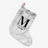 MARMOReffekt-INITIALEN-STRUMPF Kleiner Weihnachtsstrumpf (Vorderansicht (hängend))