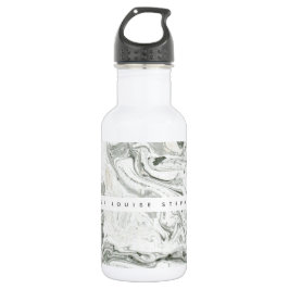 Marmoreffekt personalisierte Wasserflasche