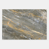 Marmoreffektpapier Geschenkpapier Set (Vorderseite)