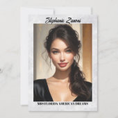 Marmoreiskarte - Beipackzettel | QR-Code Einladung (Vorderseite)