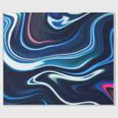 Marmorfarbe farbig. Blaue Marmorstruktur Geschenkpapier (Flach)
