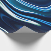 Marmorfarbe farbig. Blaue Marmorstruktur Geschenkpapier (Ecke)