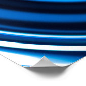 Marmorfarbe farbig. Blaue Marmorstruktur Poster (Ecke)