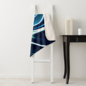 Marmorfarbe farbig. Blaue Marmorstruktur Sherpadecke (Beispiel)