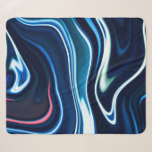 Marmorfarbe farbig. Blaue Marmorstruktur Sherpadecke (Vorderseite (Horizontal))