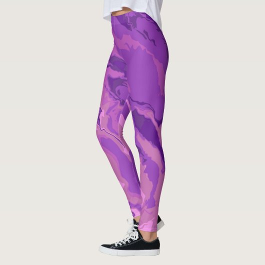 Marmorfarbe Leggings (Links)