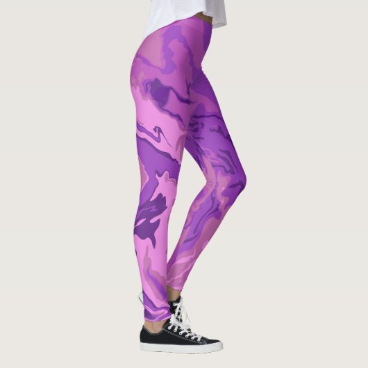 Marmorfarbe Leggings (Rechts)