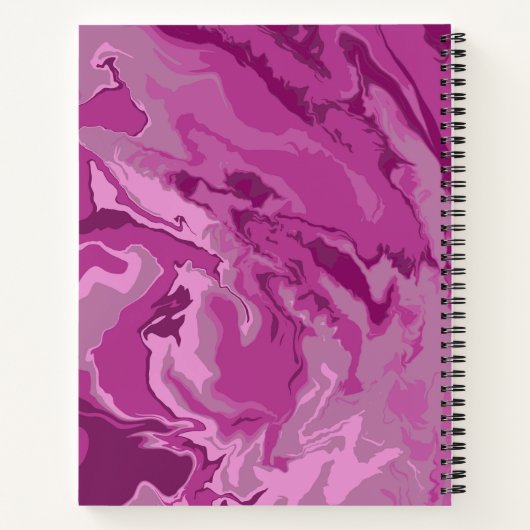 Marmorfarbe Notizblock (Rückseite)